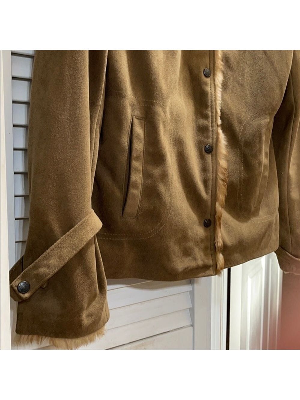 Storm suede jacket GG - Picture 3 of 8